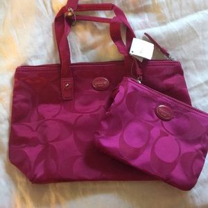 Set of two Coach medium and small bags - brand new